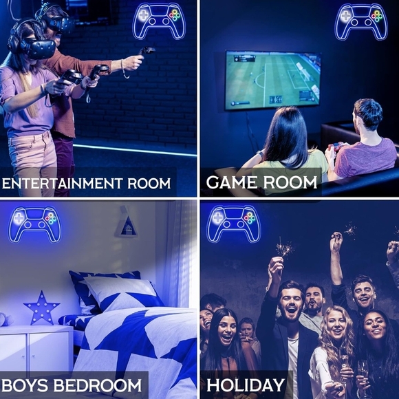 LED Gaming Controller Neon Sign - Picture 6 of 6